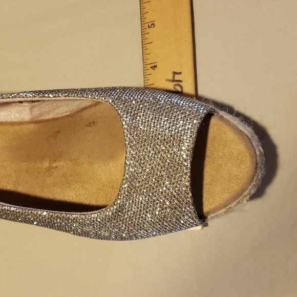 Lanesboro Glitter Espadrille Comfort Wedge Sandals -Size 8.5 NWT - Picture 11 of 12